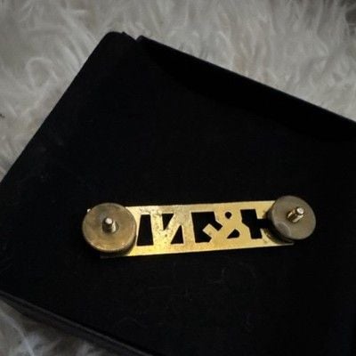 C&NW Chicago and North Western Railroad Railway Brass Gold Tone Collectible Pin 5