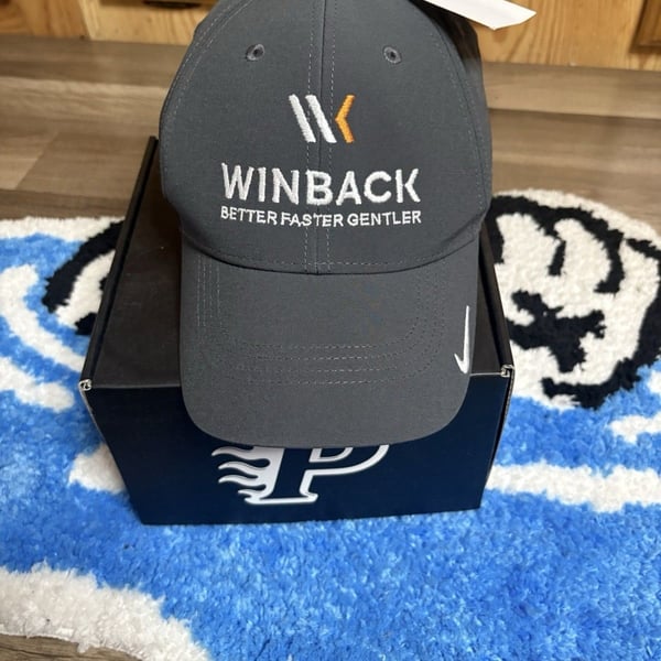 Mens Nike Dri-FIT Club Cap Size M/L Gray Winback Hat Golf Tennis