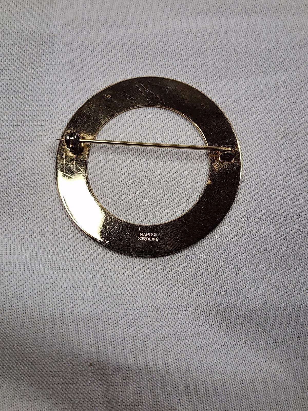 Vintage napier sterling brooch 3