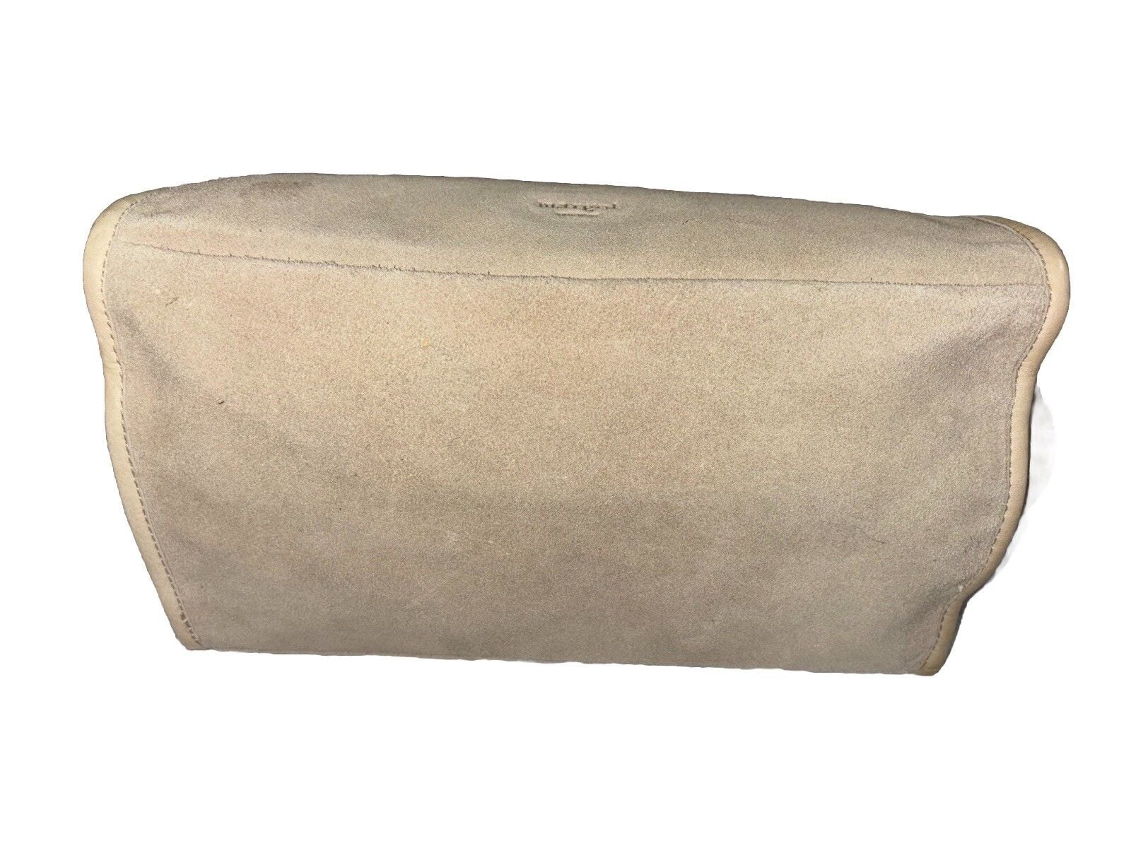 Margot Double Handle Tote Jamee Genuine Leather Suede NWT Beige 4