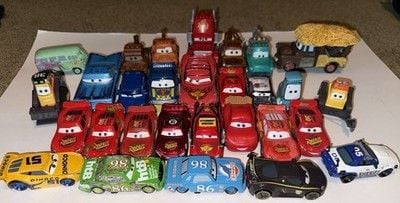 Disney Pixar Cars Mixed (Lot of 29) DieCast Toy Lightning McQueen And Other Rare 1