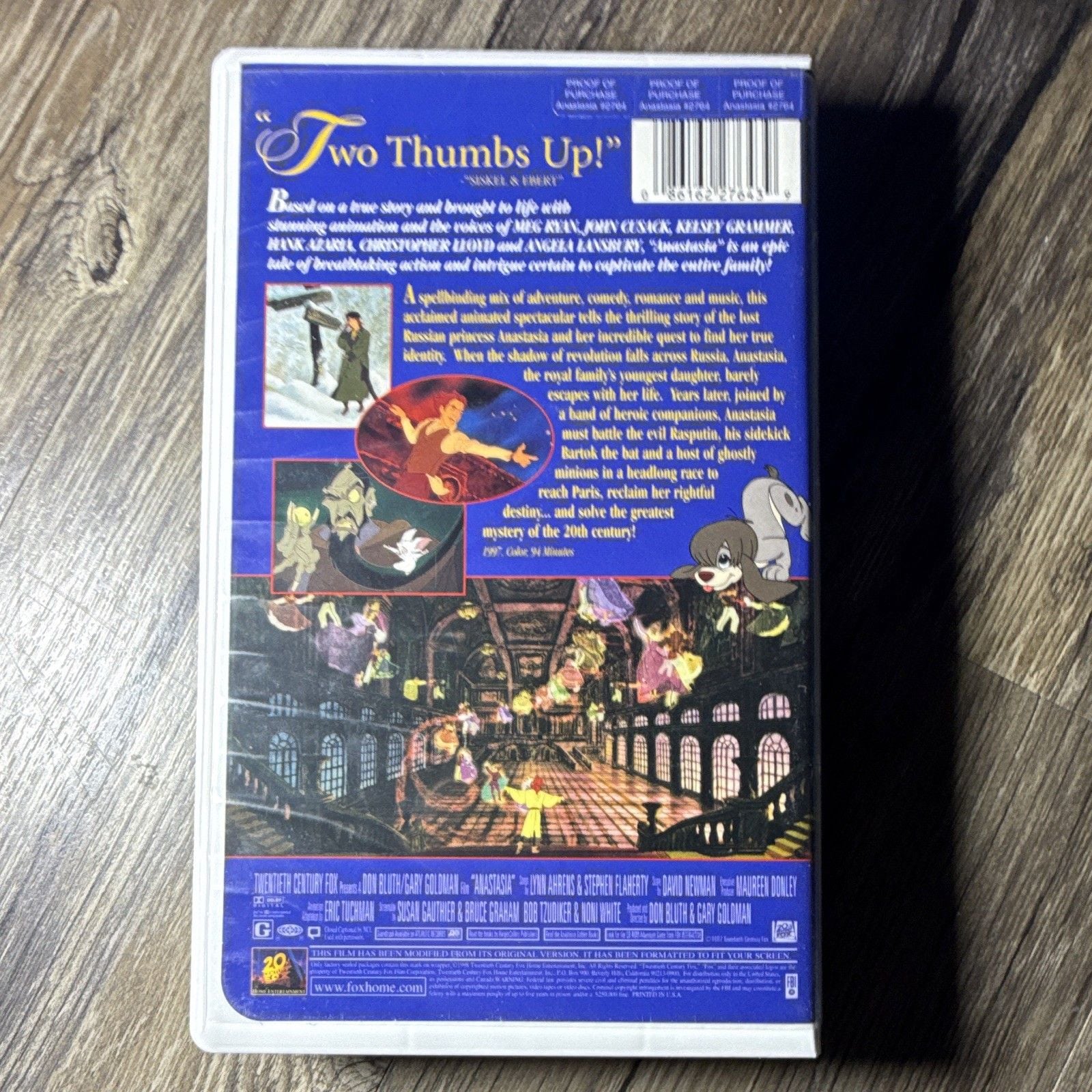 20th Century Fox Anastasia (1997) DVD Widescreen G English Snapcase 2