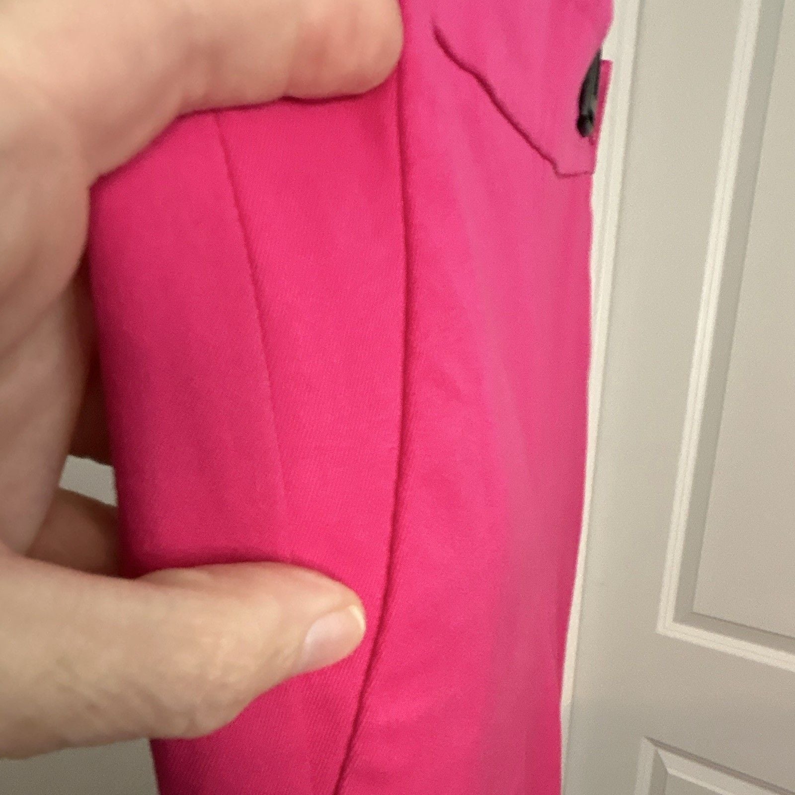 J.CREW Women’s Pink Solid Chino Pants Flat Front Zip Closure 26.5" Inseam 7