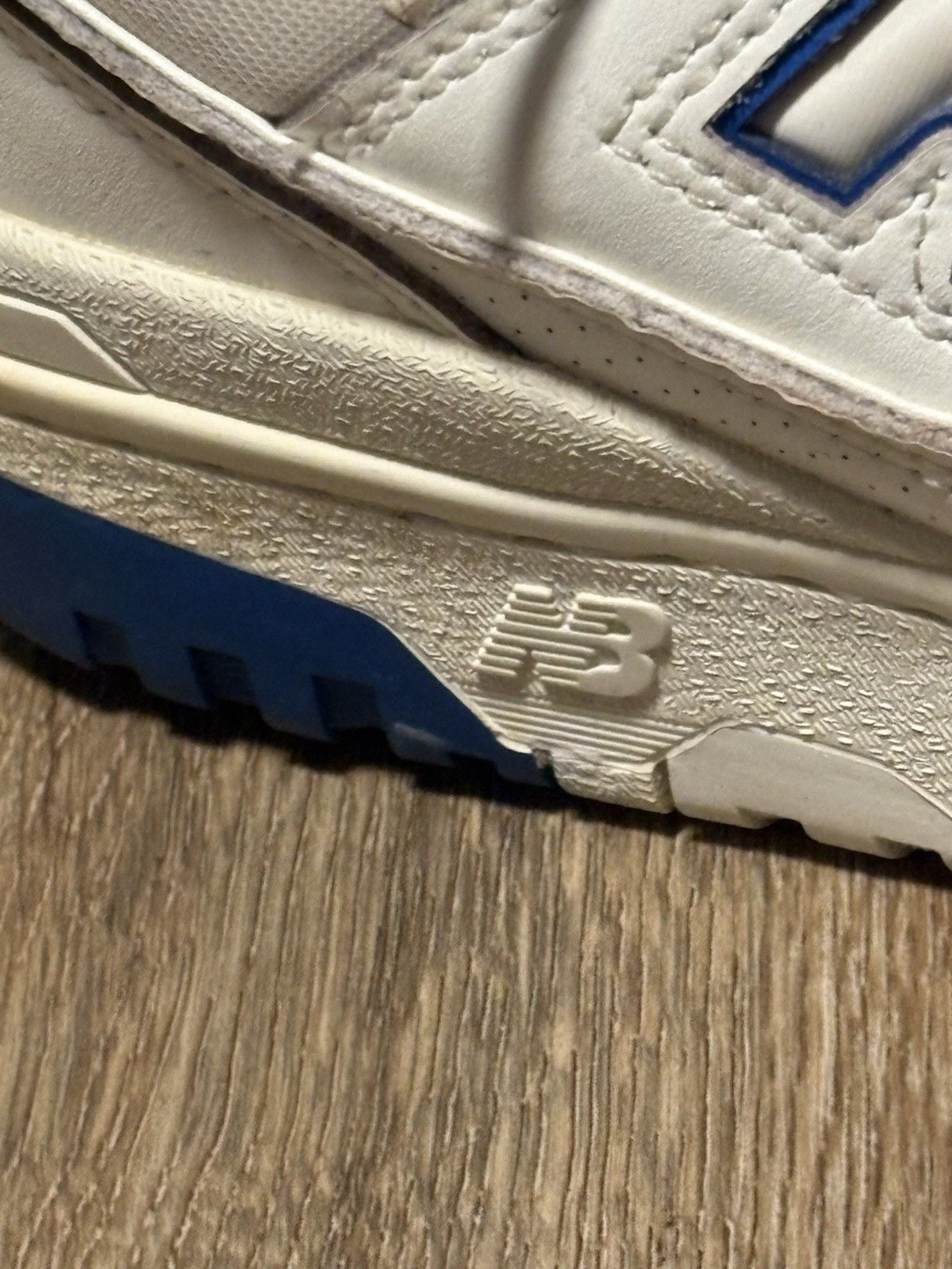 New Balance 550 White Cobalt Men's Size 8.5 8