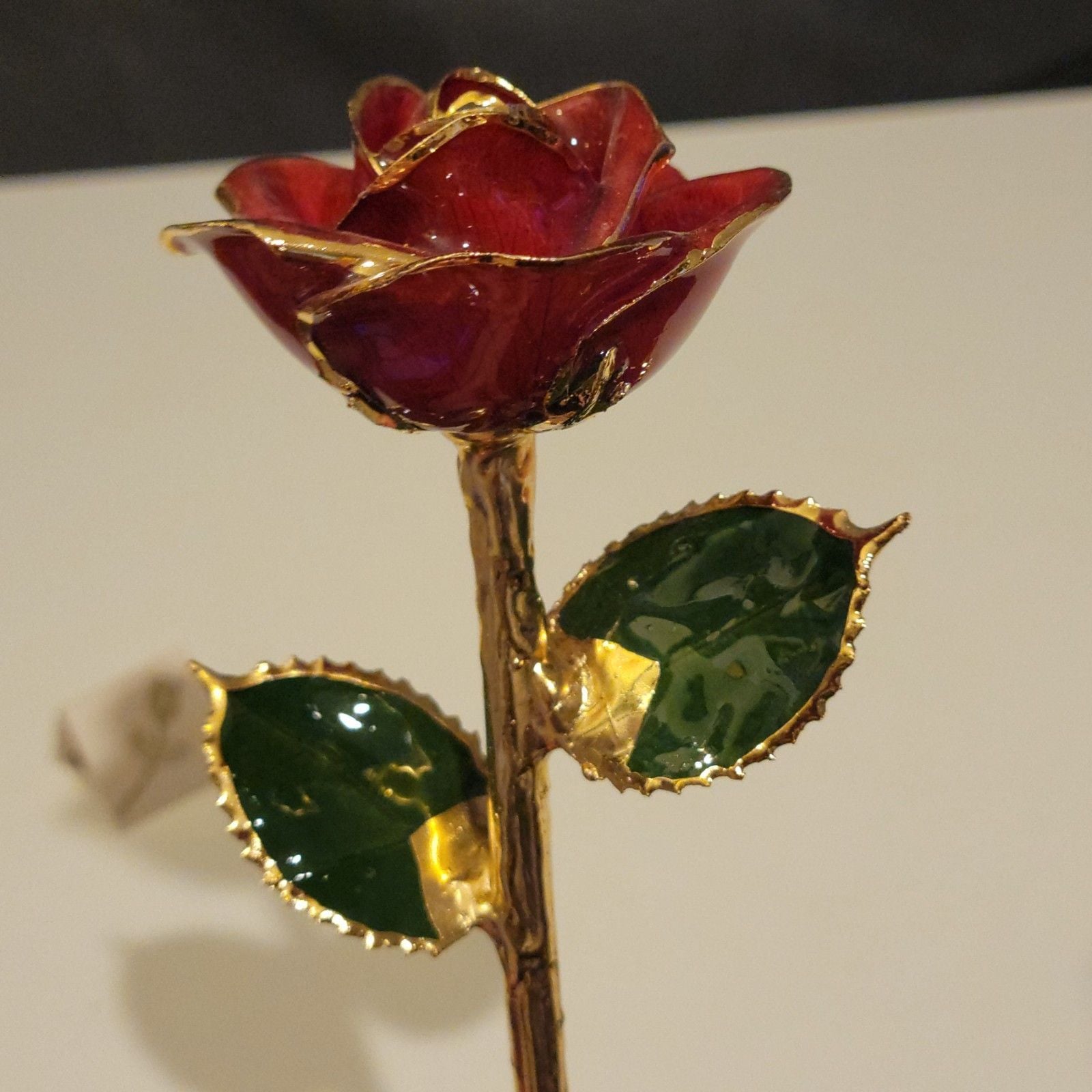 Giovanni 24k Gold Dipped Roses Real Rose Last Forever 11 Inches 5