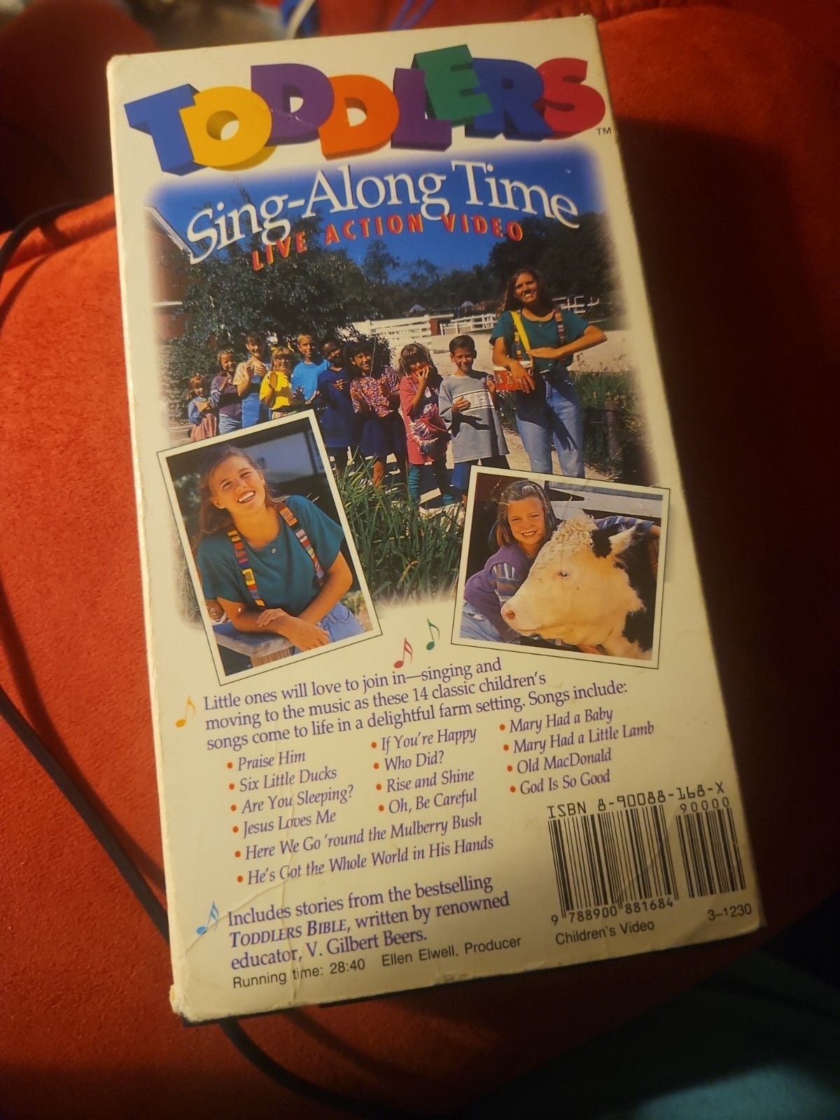 TODDLERS Sing-Along Time Live Action Video VHS Christian 2
