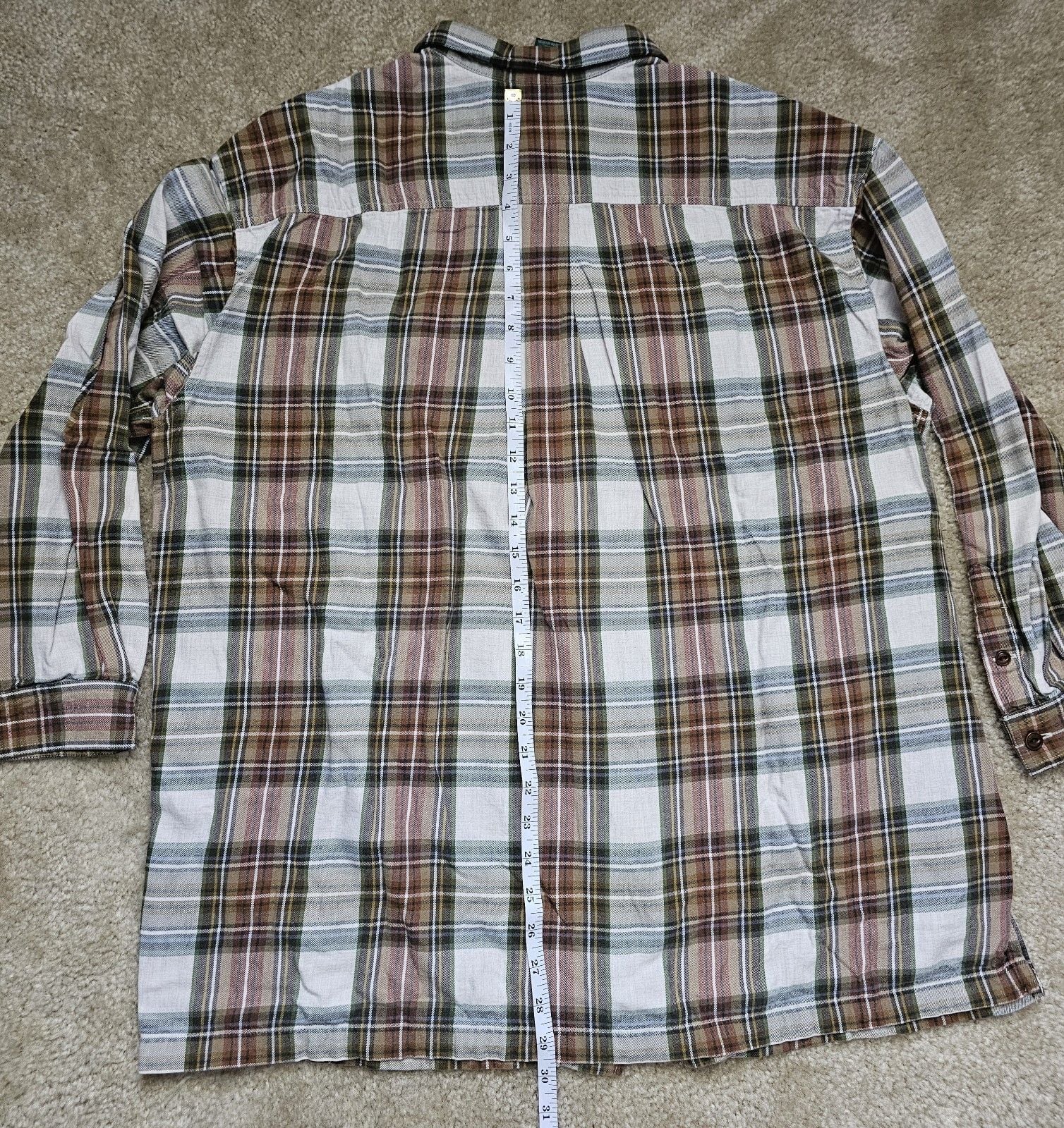 Lauren Ralph Lauren Men's L Plaid Full Zip Shirt Jacket Cotton Shacket Workwear 11