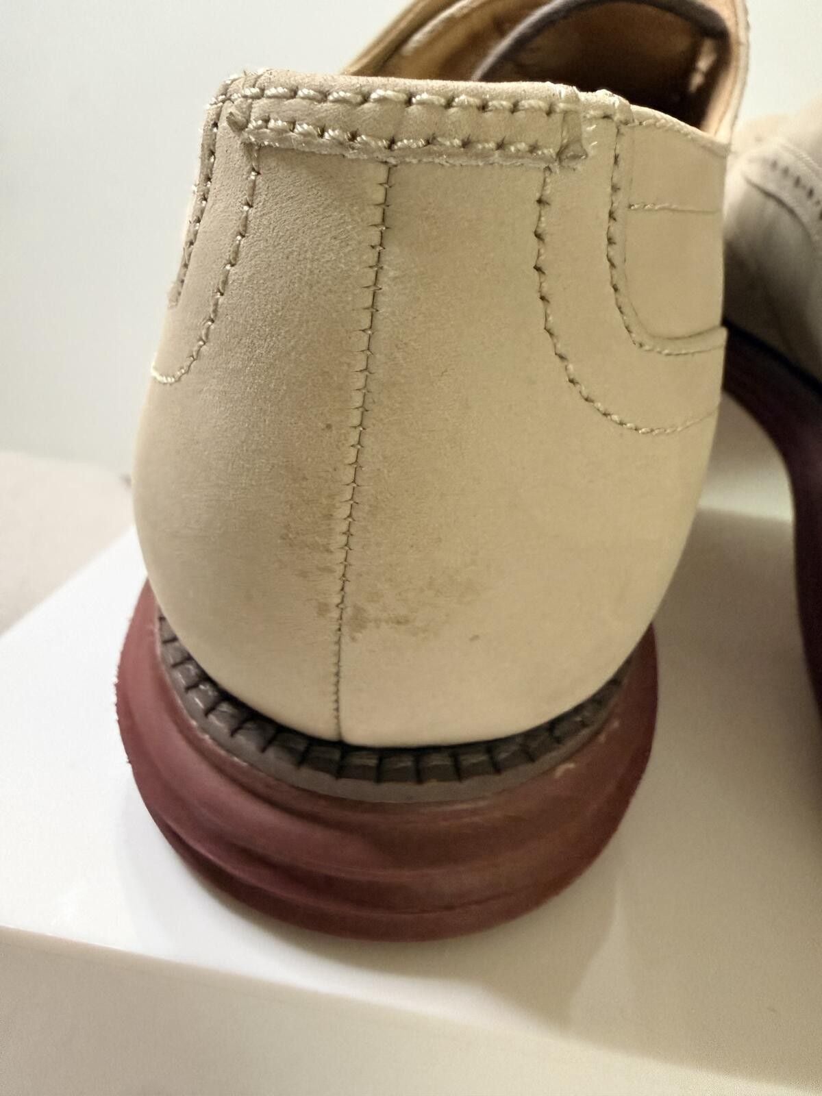 Cole Haan Grand.Os Tan Nubuck Men’s Wingtip Oxford Dress Shoes 14