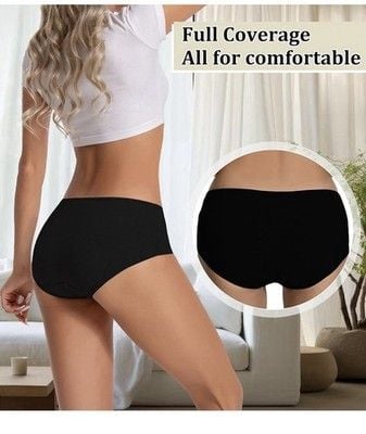 Womens Underwear Set of 6 Cotton Soft Hipster Full Coverage Stretch-SIZE 2XL 3