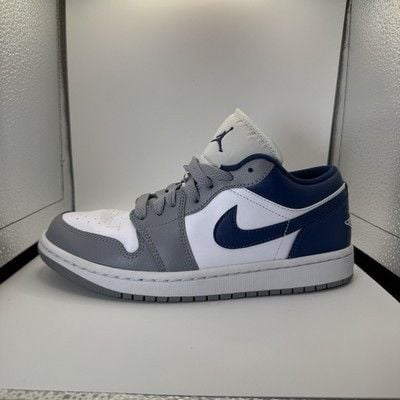 Jordan 1 Low French Blue/Stealth Wms 7.5 4