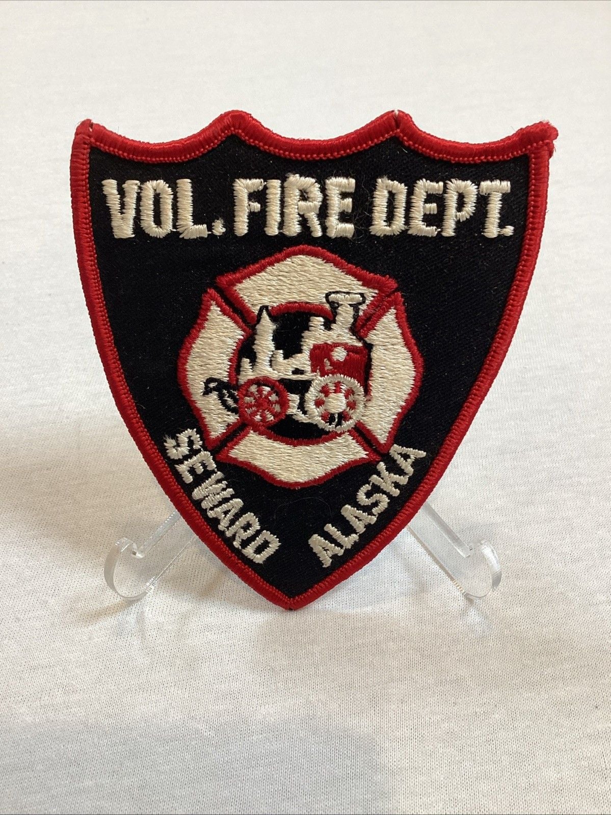 Seward Alaska Volunteer Fire Department Vintage Fire Fighting Original Patch NEW 1