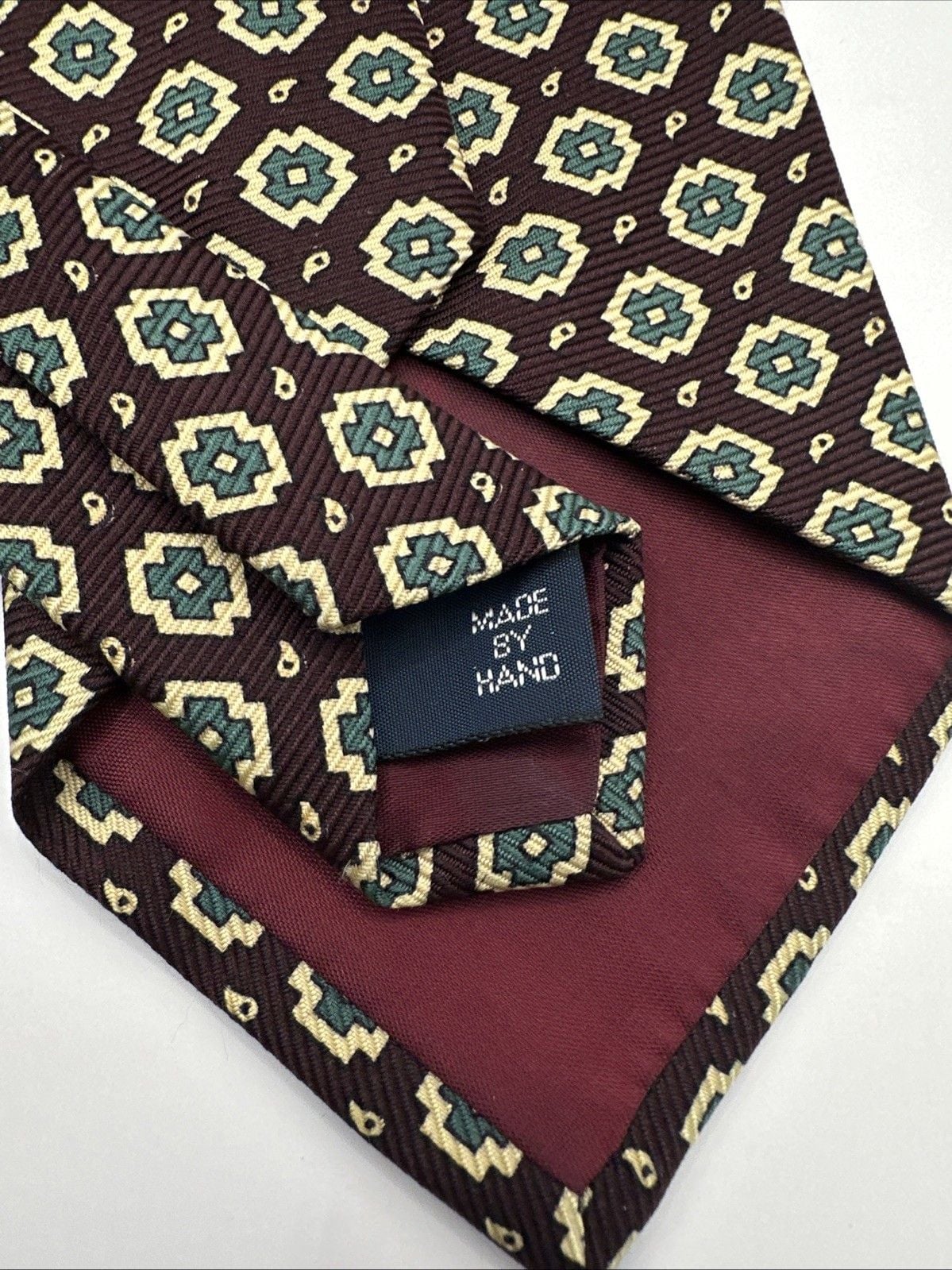 Polo Ralph Lauren Vintage 100% Silk Handmade USA Necktie 8