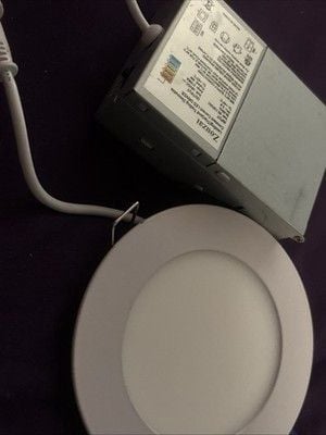 Zouzai One 4-inch Ultra-Thin Round LED Ceiling Light with Junction Box 1
