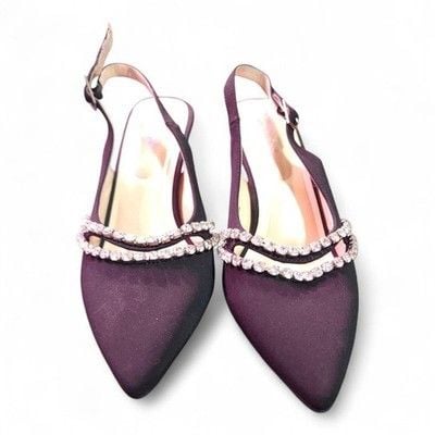 Dominique Nicole “Naima” Rhinestone Slingbacks – Size 6.5M – Show-Stopping Glam 4