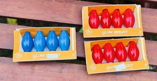 NIB NOS Vintage General Electric Glow Bright C7 Set Of 3 Boxes Christmas Lights 3