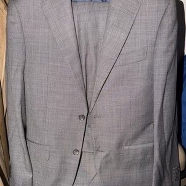 SuitSupply Zignone Tropical Wool 2 Piece Suit 34R 30x32