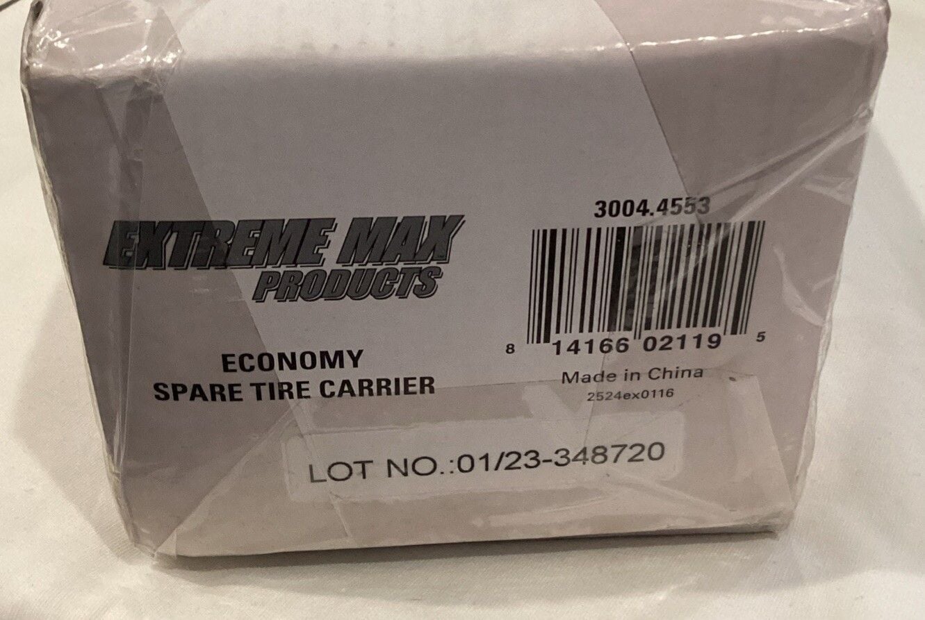 Extreme Max (EMSTC) Bolt-On Spare Tire Carrier BRAND NEW IN BOX 3