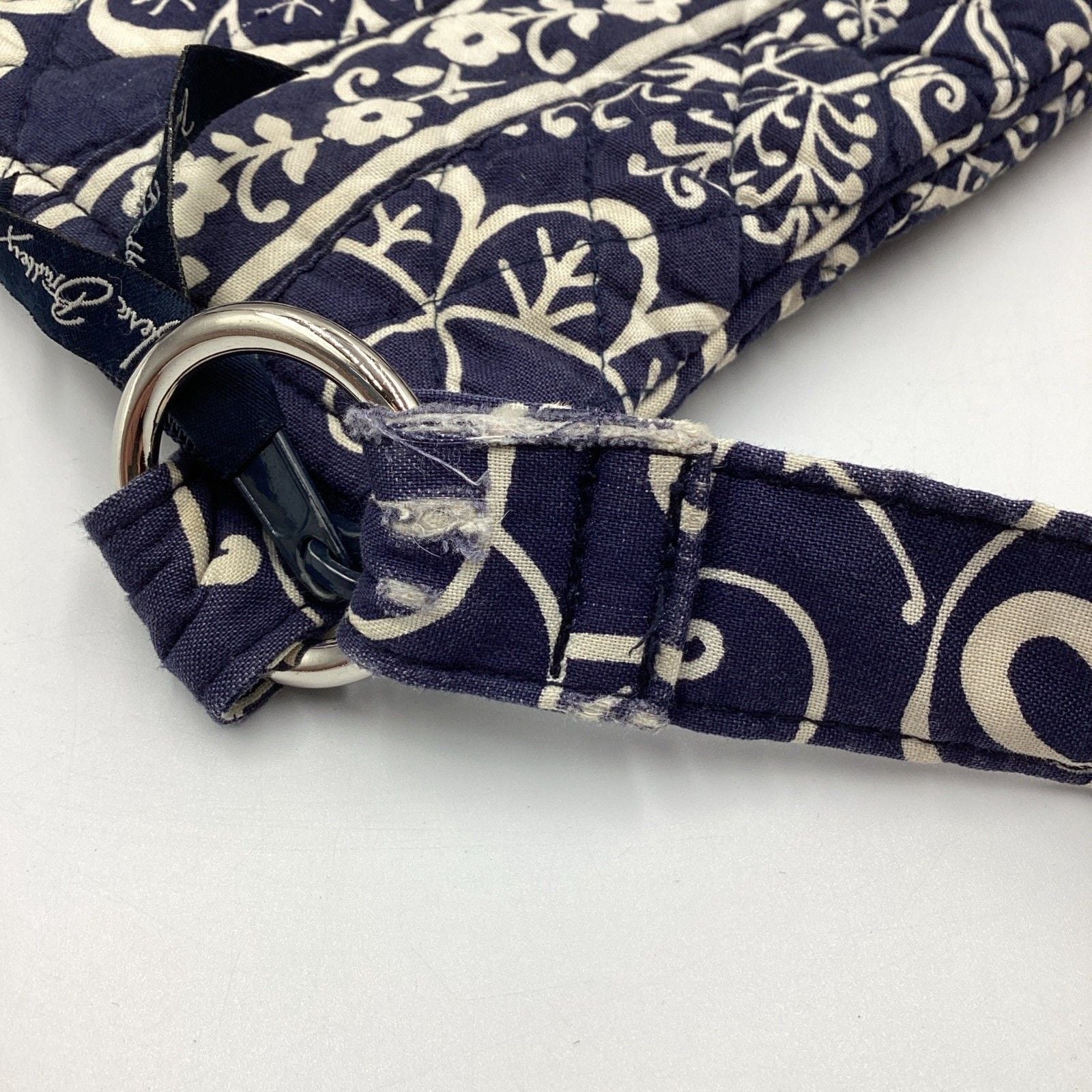 Vera Bradley Hipster Crossbody “Twirly Birds” Navy Blue Retired Pattern 12