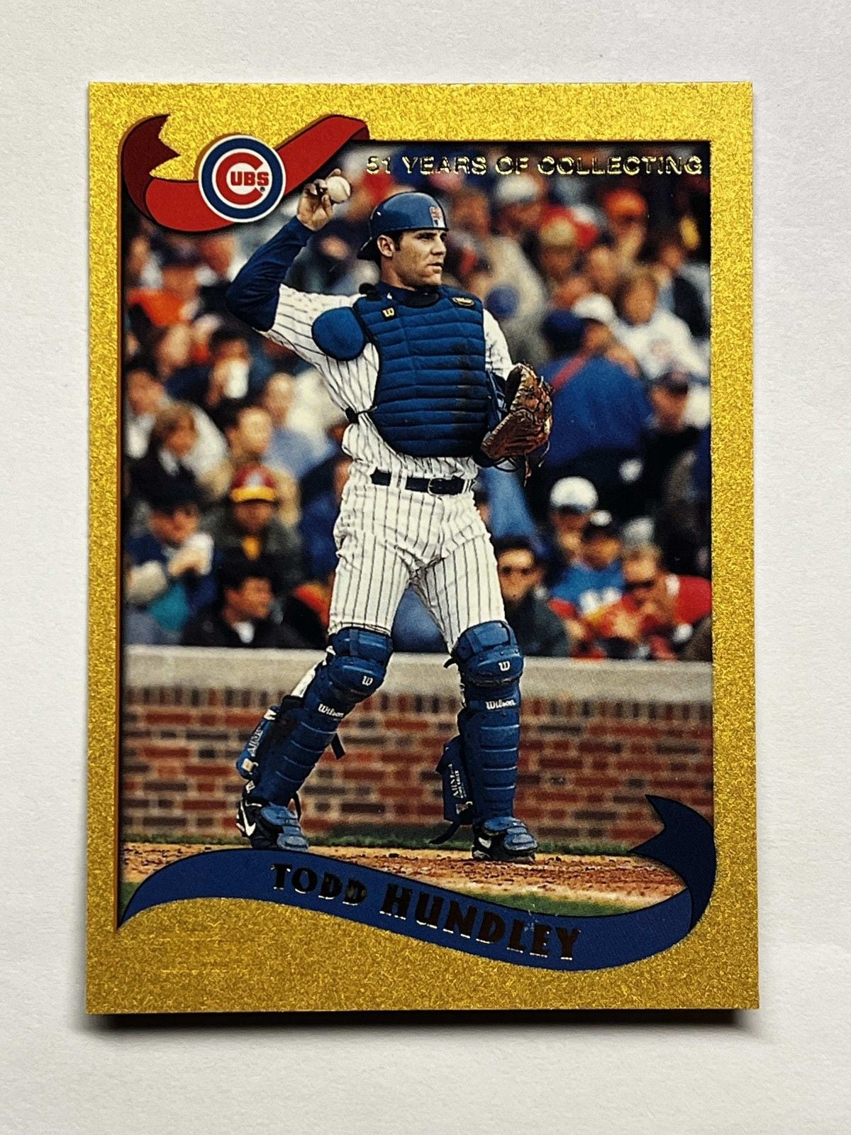 2002 Topps 51 Years Of Collecting Todd Hundley #603 Gold /2002 Chicago Cubs 1