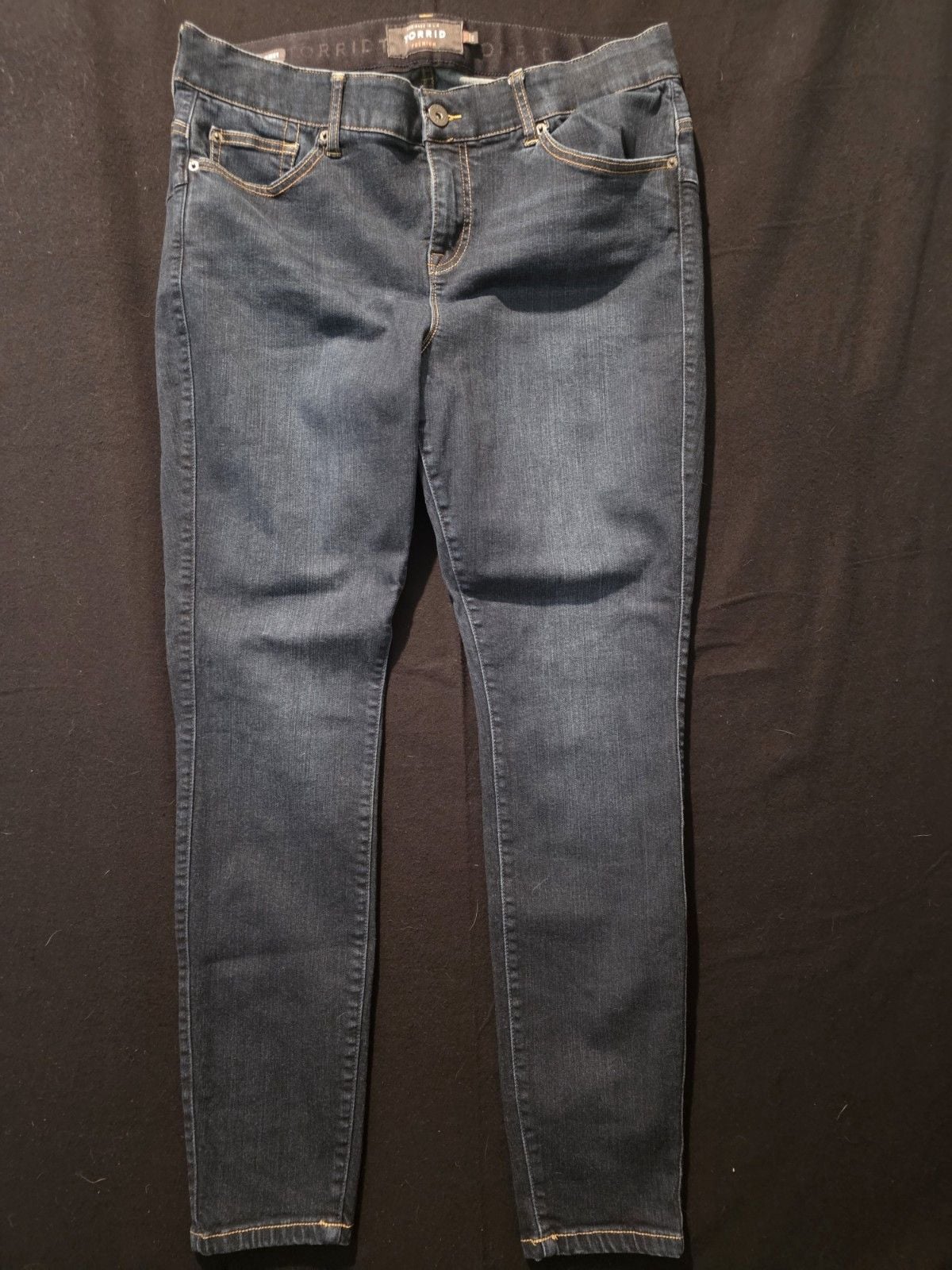 Torrid Bombshell Skinny Premium Stretch Jeans Womens Size 16R Blue 2