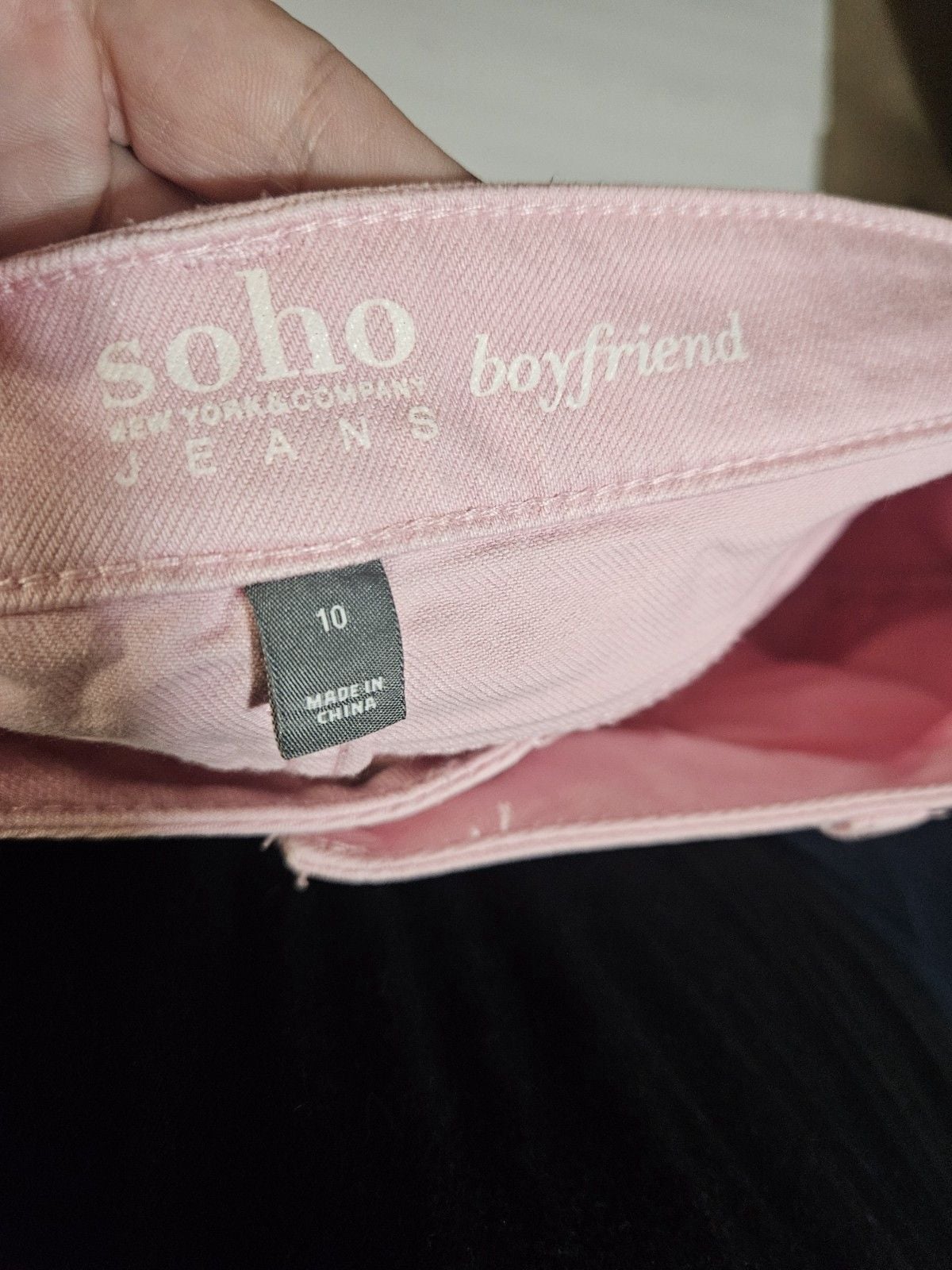 Soho Pink Boyfriend Distressed Jeans Womens 10 4