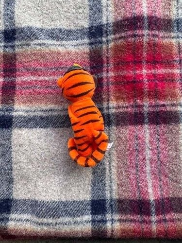 Vintage retro mascot doll. Hodori Tiger mascot Korean doll Olympic Games 88's. 4