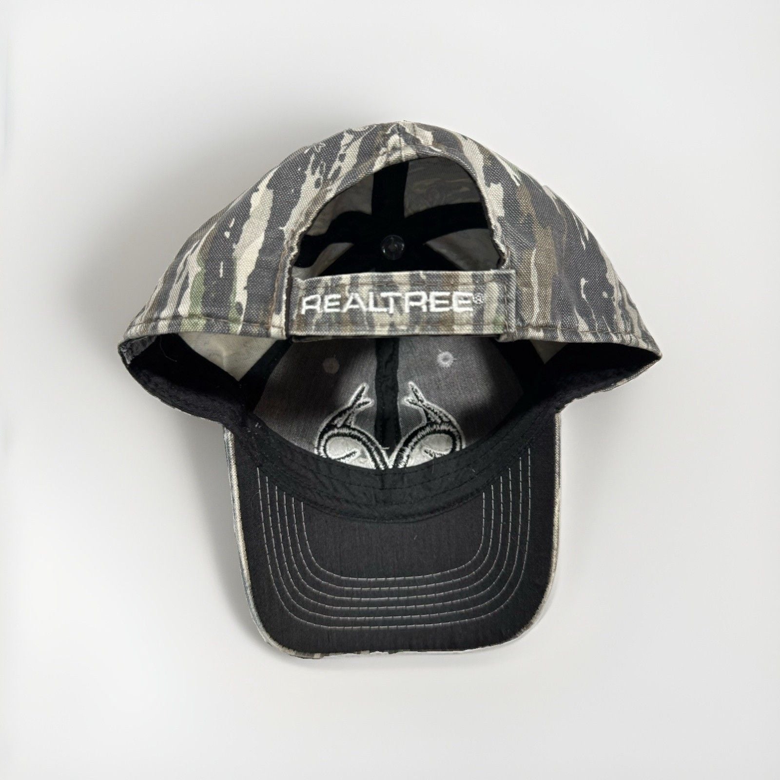 RealTree Camo Hat Big Logo Y2K Strap Osfa 8