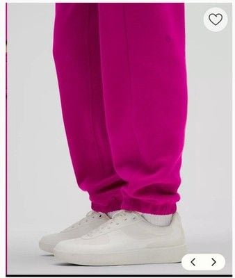 035 Lululemon Scuba Mid-Rise Oversized Jogger Regular RASPBERRY Womens XL NWT 3