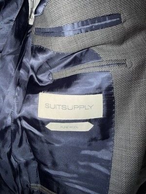 SuitSupply Zignone Tropical Wool 2 Piece Suit 34R 30x32 5