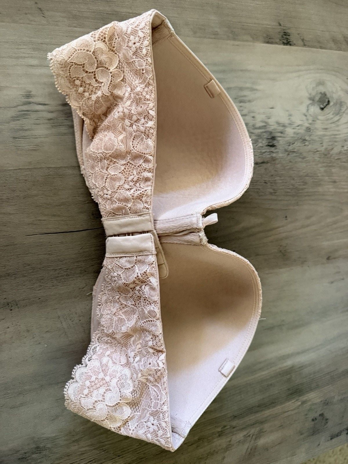 Victoria’s Secret Bra Lot 34D 36C Strapless Push Up Lace Black Nude Bundle 7