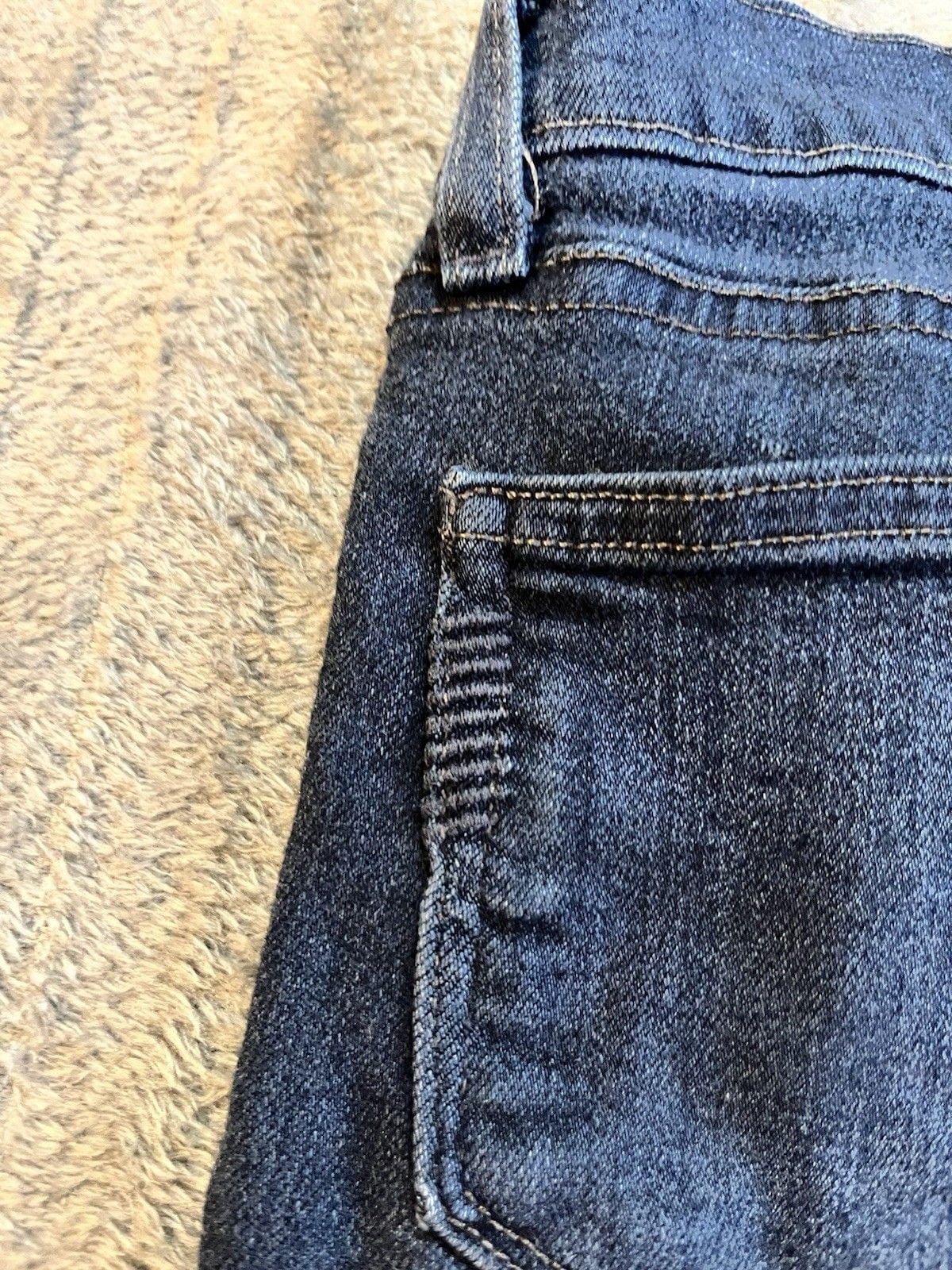 Women’s PAIGE Verdugo Ultra Skinny Jeans Dark Blue Denim Size 25 Rocker Slim 11