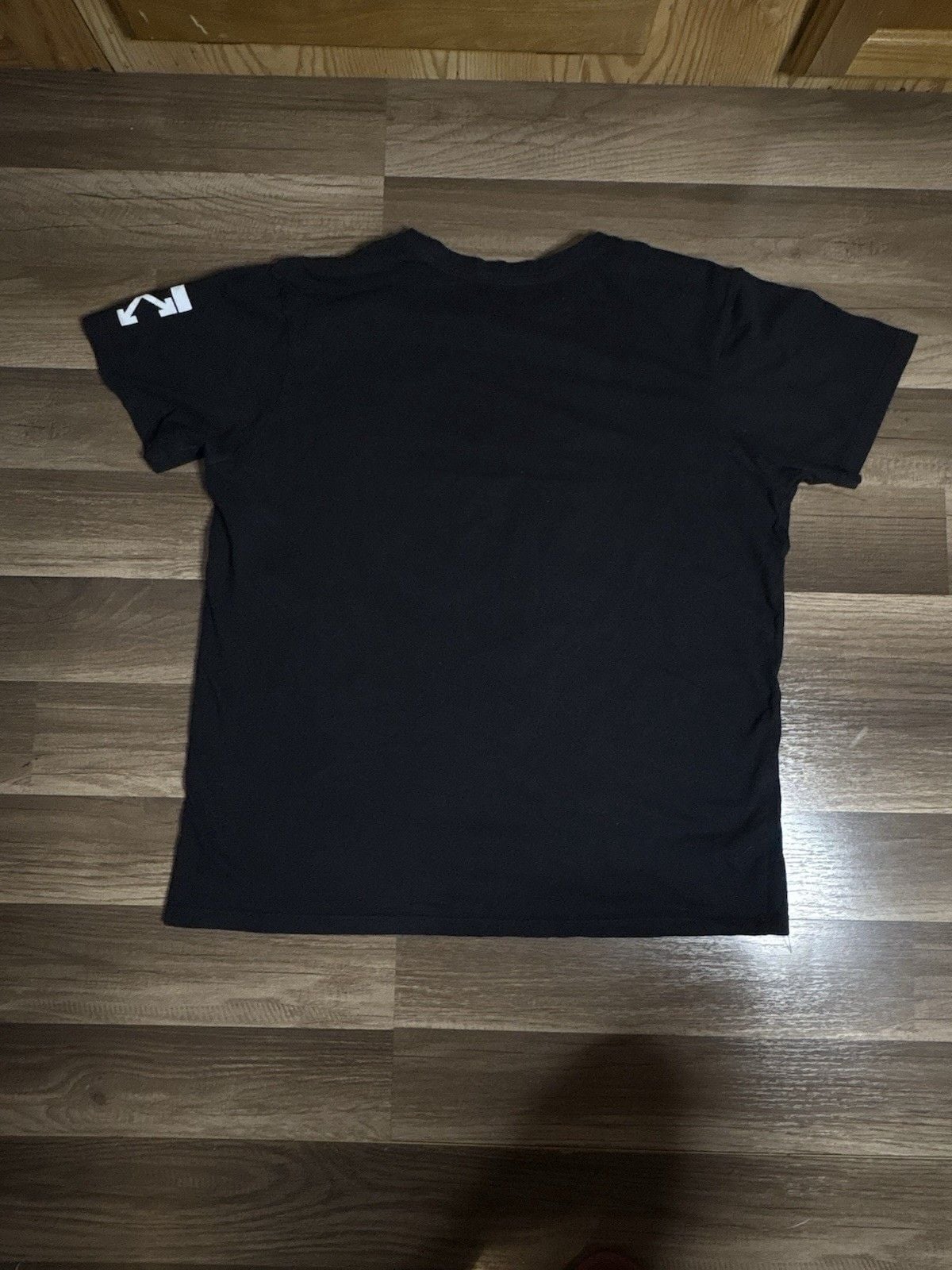 Virgil Off-White Bearbrick Graphic T-Shirt Black Mens Size Medium 8