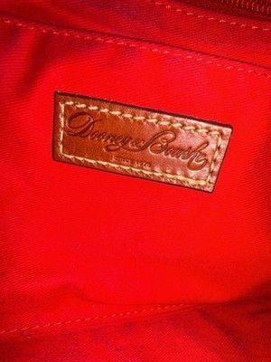 Dooney and Bourke Embossed Ostrich Leather Crossbody 8