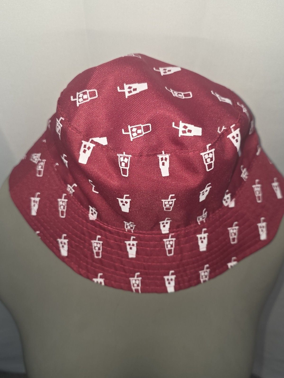 Dunkin Donuts Bucket Hat Reversible Orange Purple New Promo Coffee dunks 5