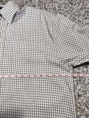Hathaway Men’s Button Down Business Casual Oxford White 100% Combed Cotton Large 9