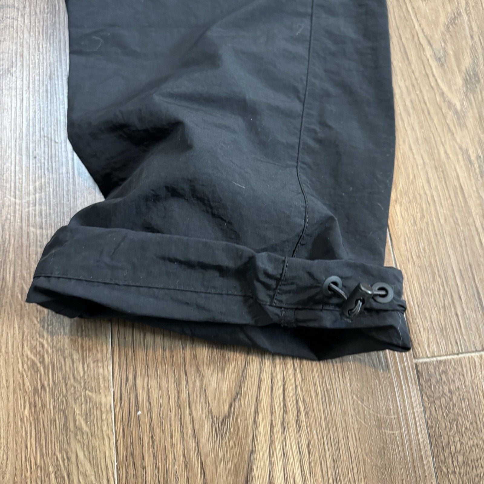 Nylon Crinkle Sonneti London Mens Cargo Joggers Black XL Gym Attire Straight Fit 5