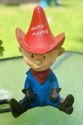 VTG 1960’s Maypo Maple Oatmeal Cereal Advertising Mascot Marky Maypo Vinyl Toy 7