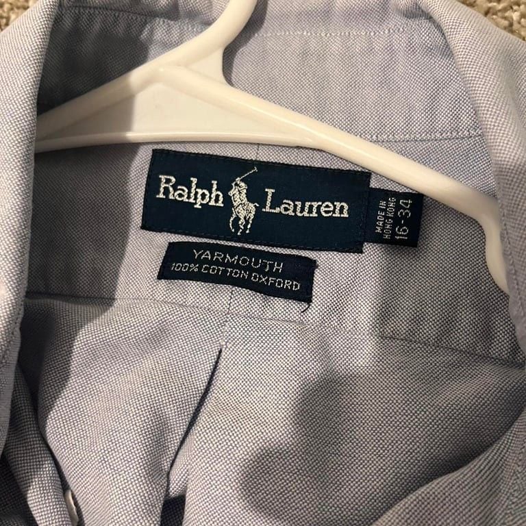 original Polo Ralph Lauren blue button up 5