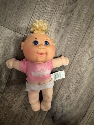 Cabbage Patch Kids BabyLand 10 in Soft Body Play Doll Blonde Curly Hair 2015 1