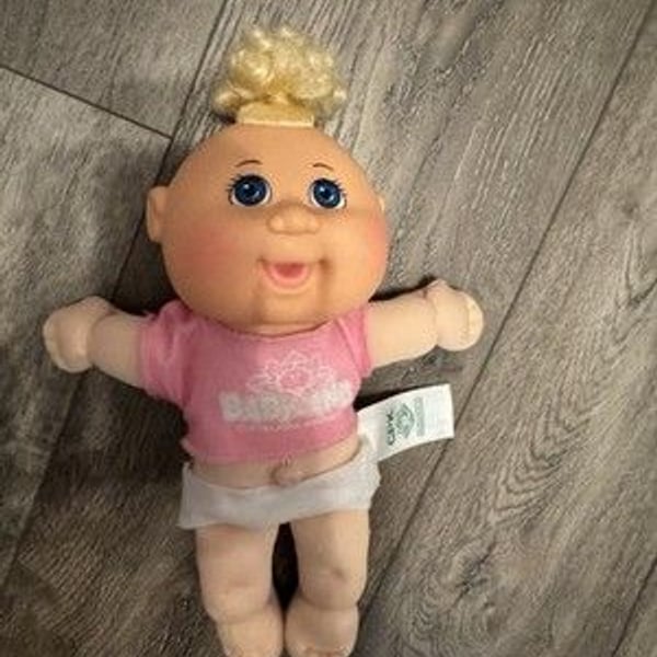 Cabbage Patch Kids BabyLand 10 in Soft Body Play Doll Blonde Curly Hair 2015