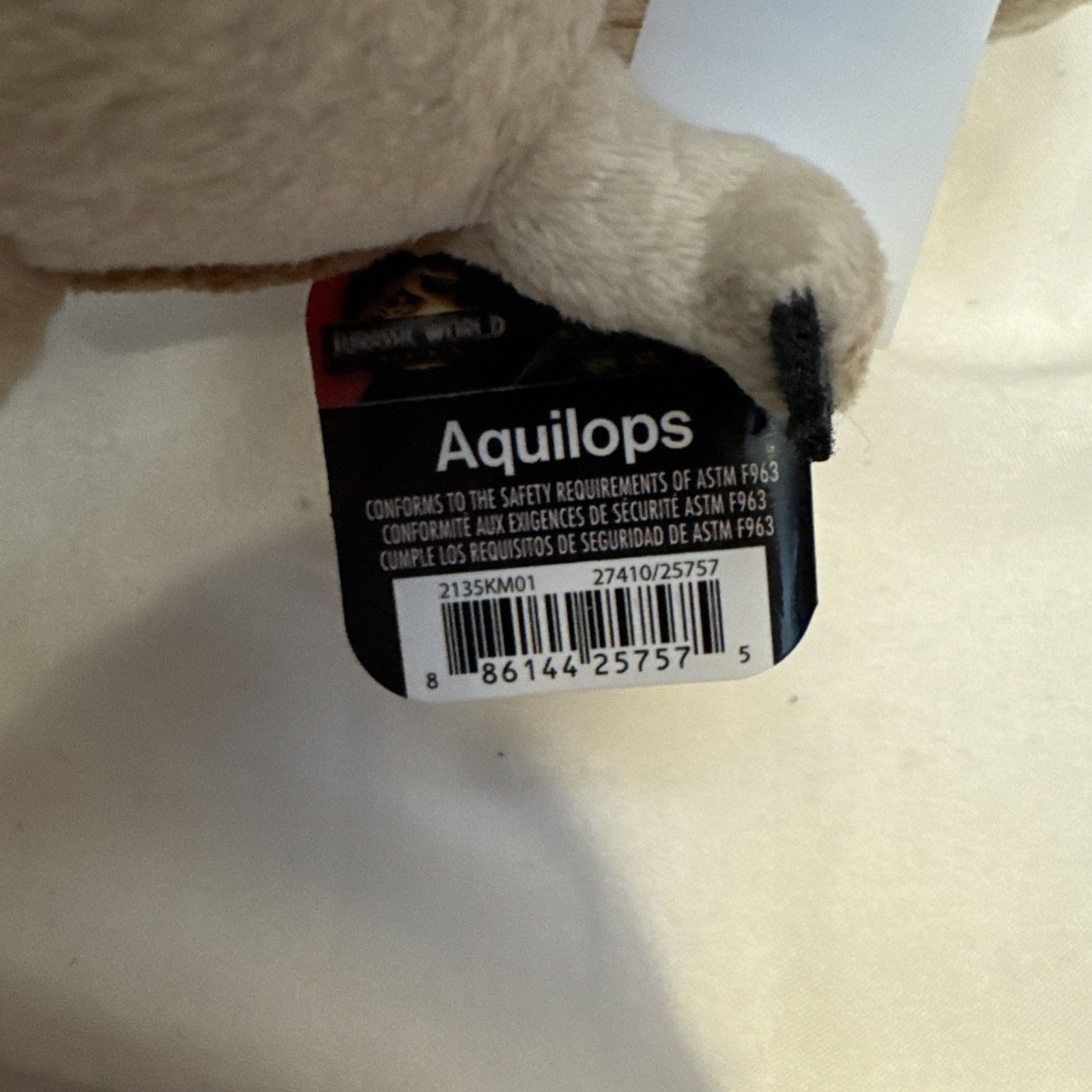 Jurassic World Rebirth Aquilops Plush Dolores NWT Dinosaur Stuffed Animal 3