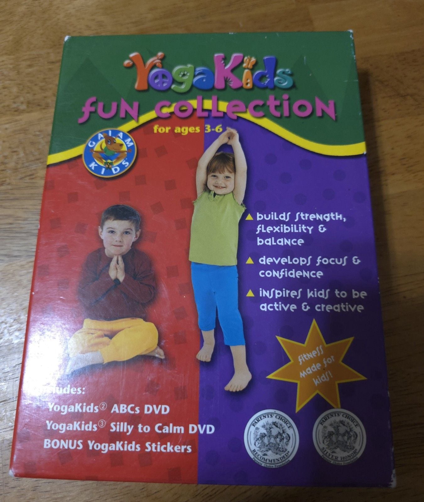 Gaiam Kids: Yogakids Fun Collection (DVD, 2005) 1