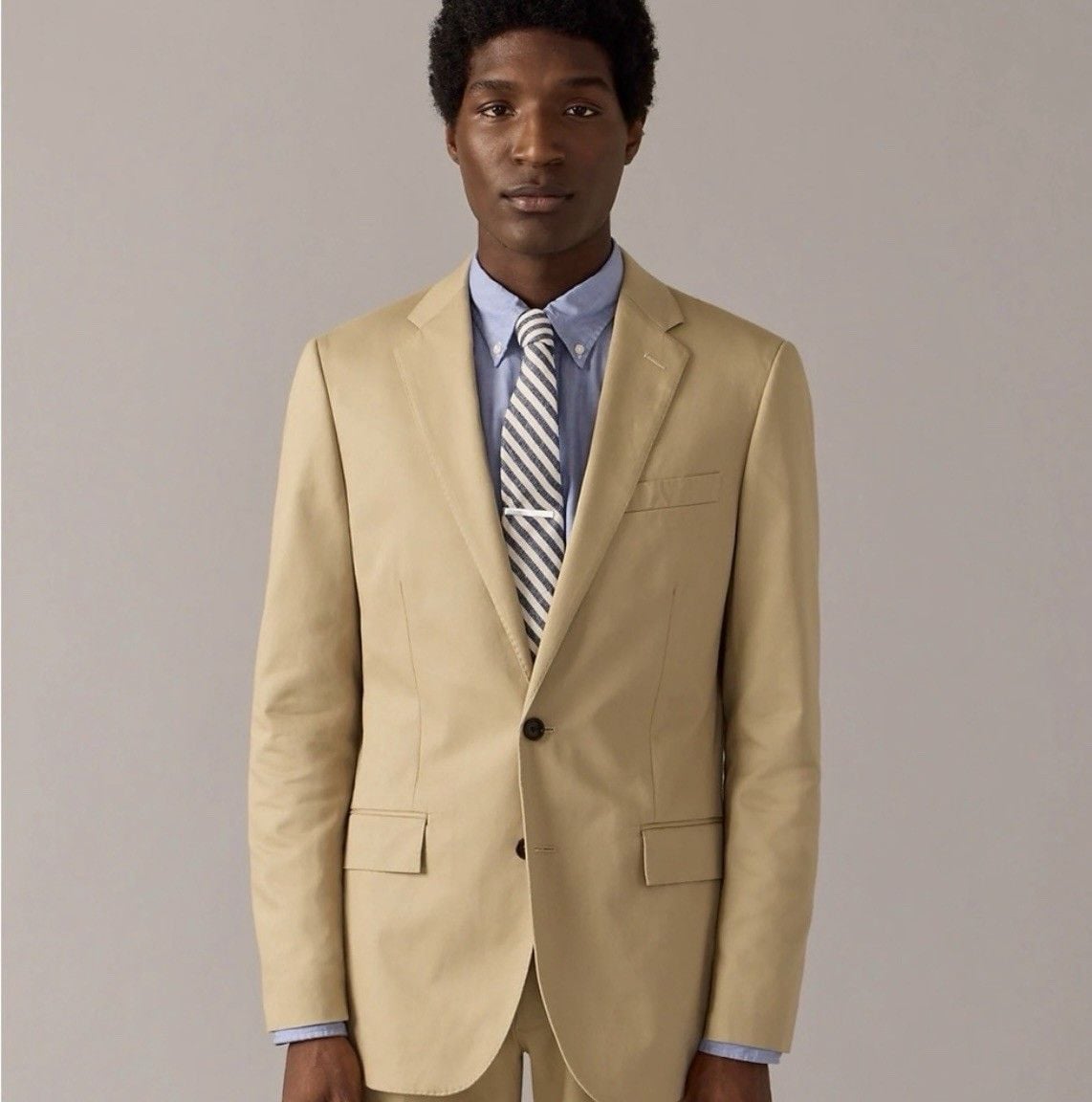 J. Crew Ludlow Slim-fit suit jacket / suit pants in Italian Chino | 46L + 36/30 1