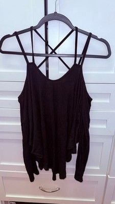 Old Navy Black Strappy Tank Top 2