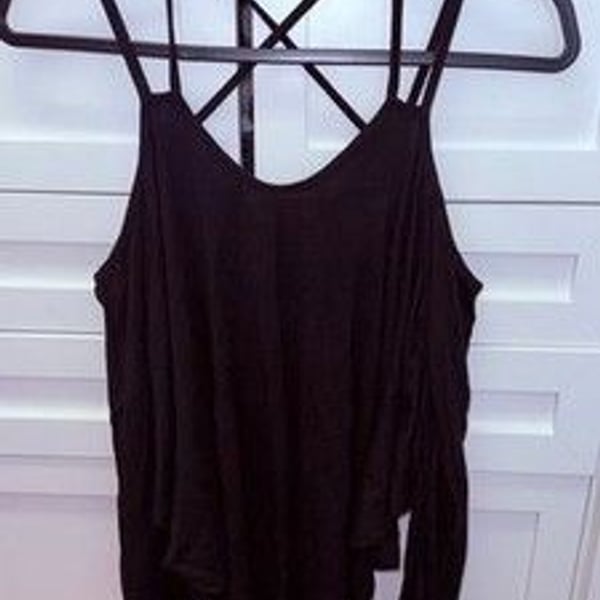 Old Navy Black Strappy Tank Top