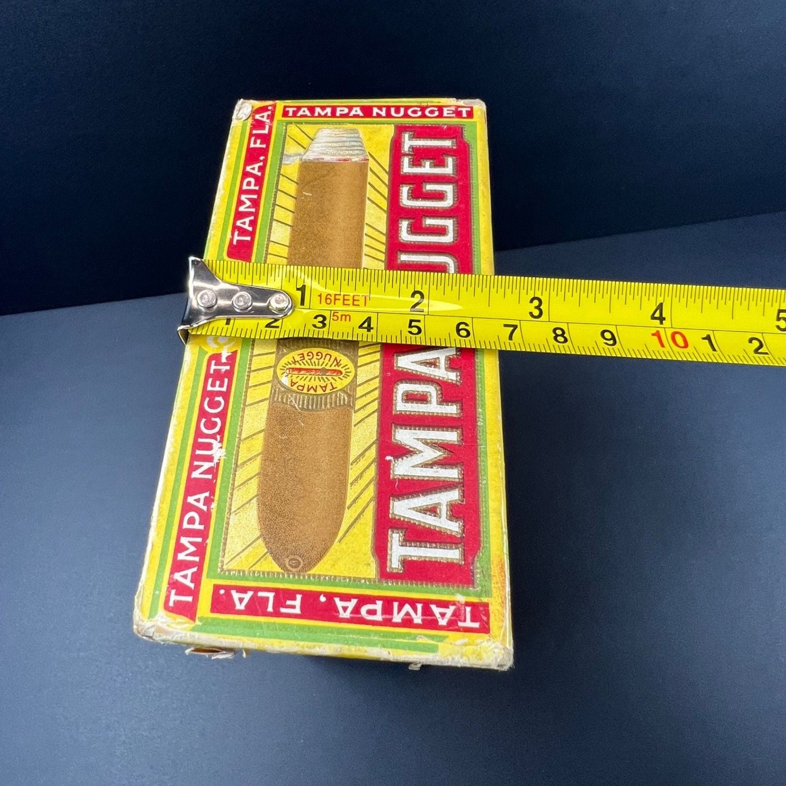 VTG 1950s Tampa Nugget Sublimes Mild Cigar Box 2 for 15 cents Empty 23