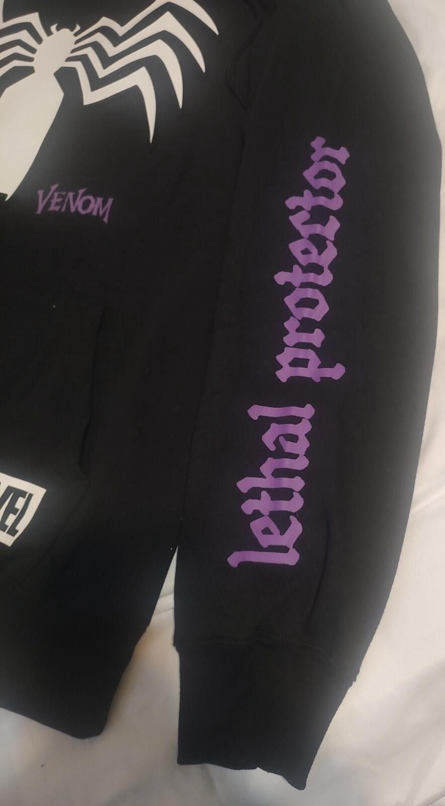 Marvel Venom Men's Black Graphic Hoodie Size XL NEW Free Shipping 4