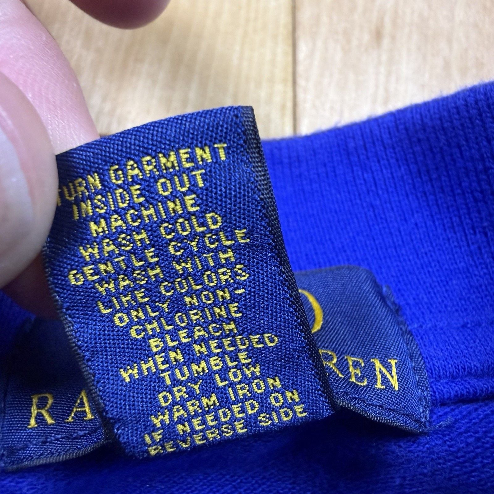 Polo Ralph Lauren Boys M 10-12 Big Pony Polo Shirt Blue Orange #3 Cotton 10