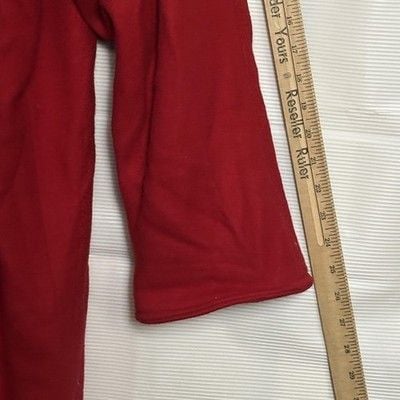 Vintage Billycoat Wool Coat Womens 1X Red Long Overcoat Button Front USA 12