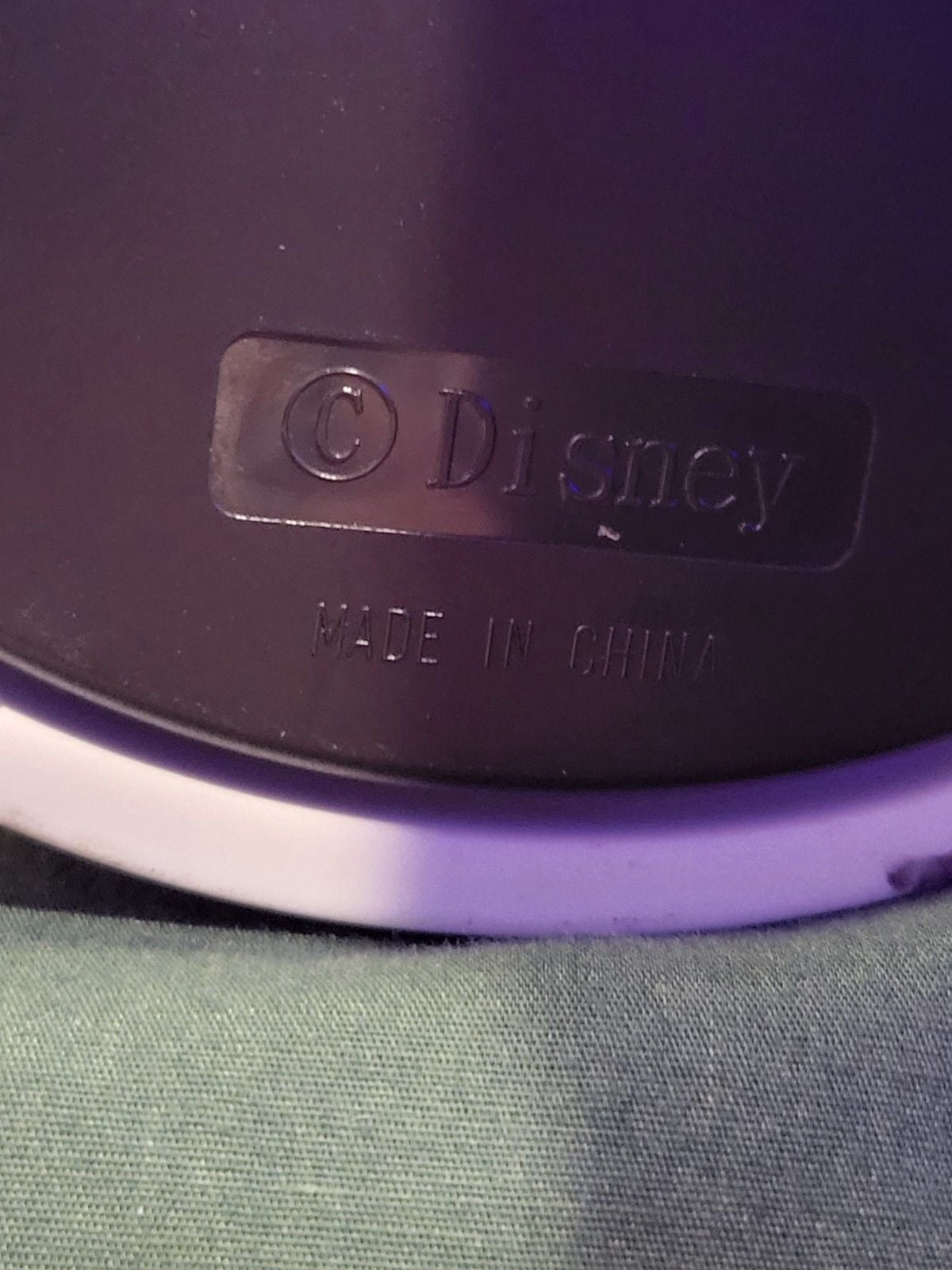 Disney Minnie Mouse Anniversary Clock Glass Dome Pink Ceramic Base 13
